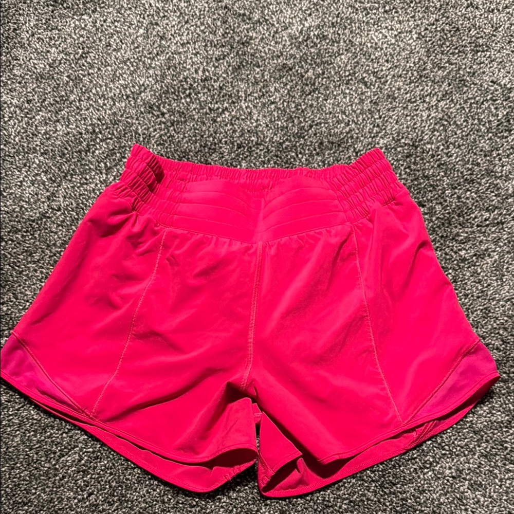 Size 6 Lululemon Women's Pink Athletic Shorts
